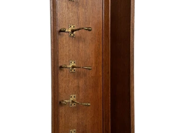 Arts & Crafts Wall Coat Rack by Kobus de Graaff, 1900s